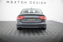 Audi A4 B8 Facelift 2011-2015 Bakre Diffuser (Med Dubbla utblås på ena sidan) Maxton Design